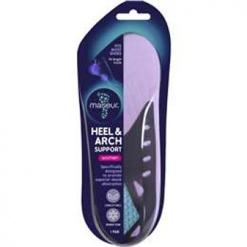 Maseur Footcare Heel & Arch Support Insole Women each