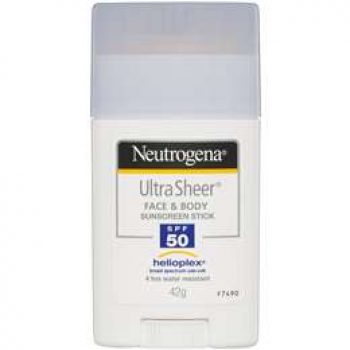 Neutrogena Ultra Sheer Face & Body Sunscreen Stick Spf 50 42g