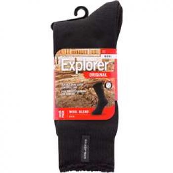 Bonds Explorer Socks Mens Black Size 6-10 each
