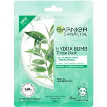 Garnier Hydra Bomb Green Tea Mask  32g