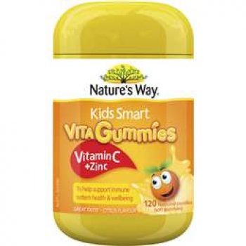 Nature’s Way Kids Smart Vita Gummies Vitamin C Plus Zinc 120 pack
