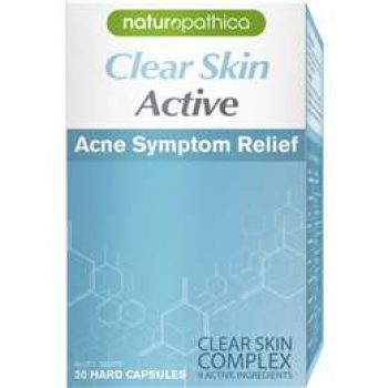 Naturopathica Clear Skin Active Acne Relief Capsules 30 pack