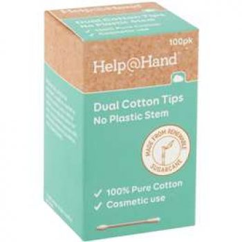 Help@hand Cotton Dual Tips Recycled Cane 100 pack
