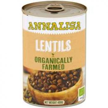 Annalisa Organically Farmed Lentils  400g