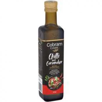 Cobram Estate Chilli & Coriander Oil Meal Starter 375ml