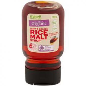 Macro Light & Golden Rice Malt Syrup 500g
