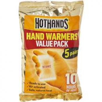 Hot Hands Hand Warmers  5 pack