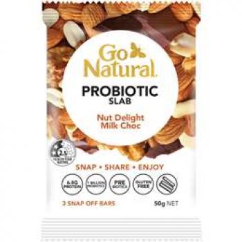Go Natural Probiotic Slab Nut Delight  50g