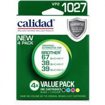 Calidad Brother 38/39/67 Bcmy  4 pack