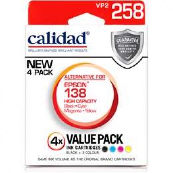 Calidad Epson 138 Bcmy  4 pack