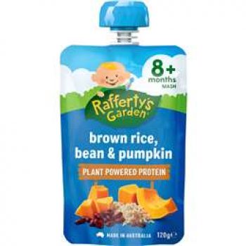 Rafferty’s Garden Brown Rice Bean & Pumpkin 8m 120g