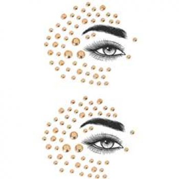 Mcobeauty Face Glam Eye & Body Jewels – Dessert Rose each