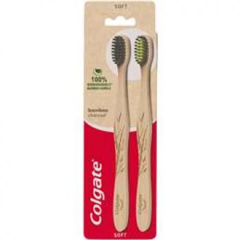 Colgate Bamboo Toothbrush  2 pack