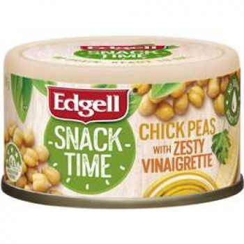 Edgell Snack Time Chickpeas With Zesty Vinaigrette 70g