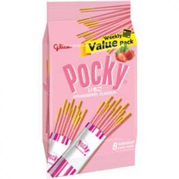 Pocky Strawberry Value Pack  8 pack