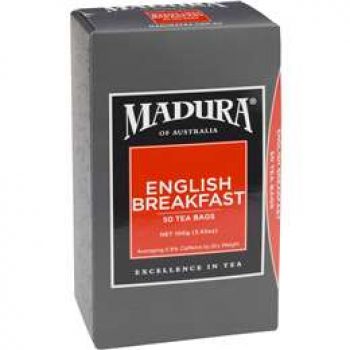Madura English Breakfast Tea Bags 50pk 100g