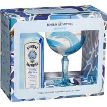 Bombay Sapphire Gift Pack 700ml + 1 Glass  700ml