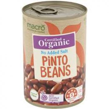 Macro Organic Pinto Beans  420g