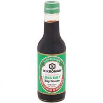 Kikkoman Naturally Brewed Soy Sauce Less Salt 250ml