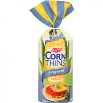 Real Foods Corn Thins Original 150g