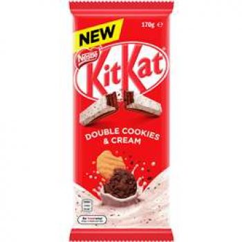 Nestle Kitkat Double Cookies & Cream Block 170g