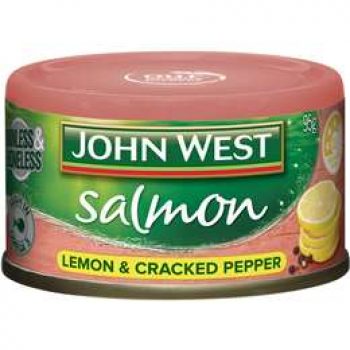 John West Salmon Tempters Lemon & Cracked Pepper 95g