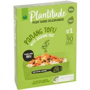 Woolworths Panang Tofu With Rice Meal 350g