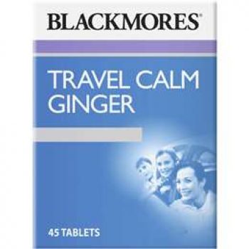 Blackmores Travel Calm Tablets With Ginger 45 pack
