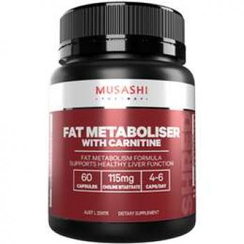 Musashi Fat Metaboliser With Carnitine  60 pack