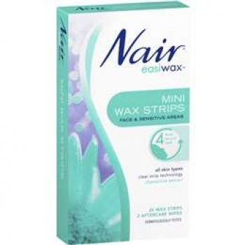 Nair Hair Removal Wax Easiwax Mini Strips 20 pack