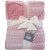 Inspire Texture Throw 1.2m X 1.5m Pink each