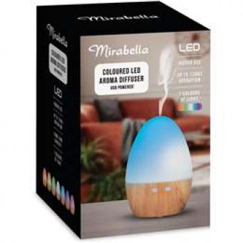 Mirabella Coloured Led Aroma Diffuser  each