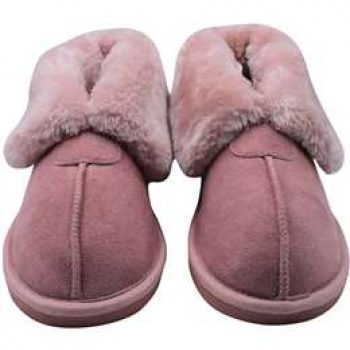 For Her Moccasin With Fur Pink  each