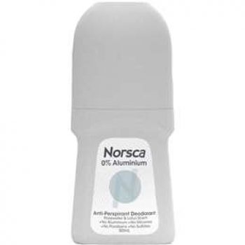 Norsca 0% Aluminium Antiperspirant Rosewater & Lotus Roll-on 50ml