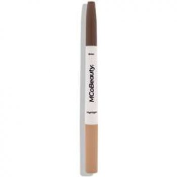 Mcobeauty Duo Brow Crayon & Highlighter Medium Brown each