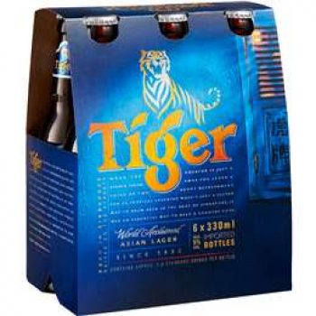 Tiger Asian Lager Bottles 6x330ml pack