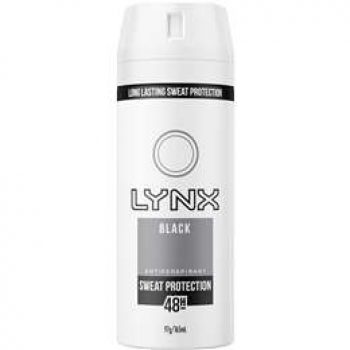 Lynx Black Antiperspirant Deodorant 165ml