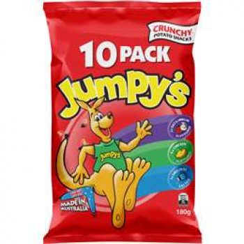 Jumpy’s Variety Multi Pack Chips  10 pack