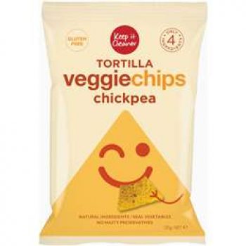 Keep It Cleaner Tortilla Veggie Chips Chickpea 125g