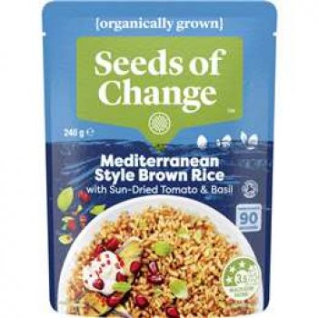 Seeds Of Change Organic Mediterranean Style Brown Rice 240g