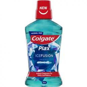 Colgate Plax Ice Fusion Antibacterial Mouthwash Cold Mint 500ml