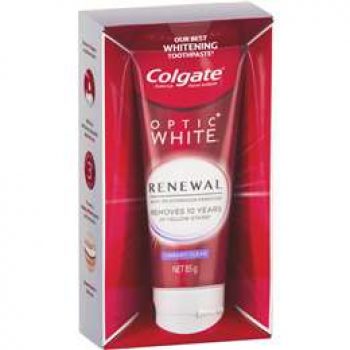 Colgate Optic White Renewal Vibrant Clean Whitening Toothpaste 85g