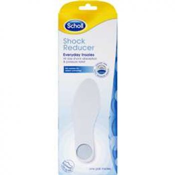 Scholl Shock Reducer Shoe Base Insoles each
