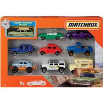 Matchbox Metal Cars  9 pack
