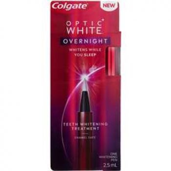 Colgate Optic White Overnight Teeth Whitening Treatment 2.5ml
