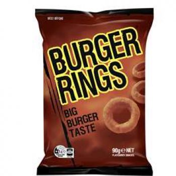 Burger Rings Bag  90g