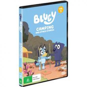 Dvd Bluey Camping & Other Stories Volume 5 Dvd each