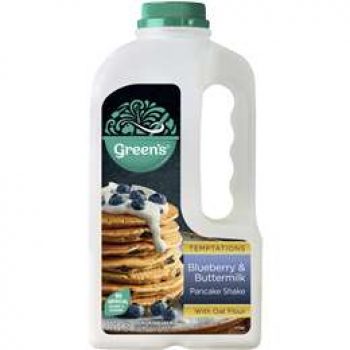 Green’s Temptations Blueberry & Buttermilk Pancake Shake 325g