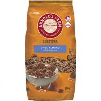 Freedom Foods Arnold’s Farm Choc Almond Clusters 850g