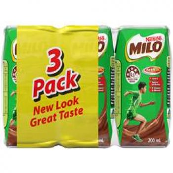 Milo Ready To Drink  200ml x3 pack